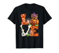 Amore Halloween Yorkshire Costume Strega Zucche Amante Maglietta