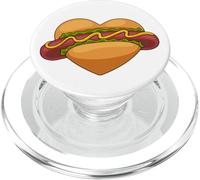Amore Hot Dogs A Forma Di Cuore Fast Food Concetto PopSockets PopGrip per MagSafe