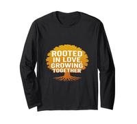 Amore, Insieme, Famiglia, Forza, Ispirante, Vintage. Maglia a Manica