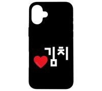 Amore Kimchi Divertente Coreano Cibo Hangul Parola Custodia per iPhone 16 Plus