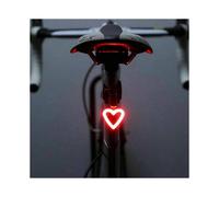 (Amore) Luce posteriore per bicicletta ricaricabile tramite USB, luce di sicurezza, accessorio per b