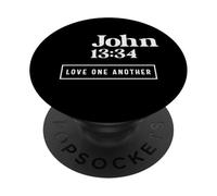 Amore l'un l'altro John 13:34 Christian Quote PopSockets PopGrip Adesivo