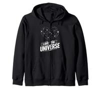Amore L'Universo Costellazione Cuore Spazio Cosmo Felpa con Cappuccio