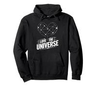 Amore L'Universo Costellazione Cuore Spazio Cosmo Felpa con Cappuccio