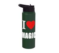 Amore Magia Per Uomini Donne E Studenti Maghi Stainless Steel Insulated Water Bottle