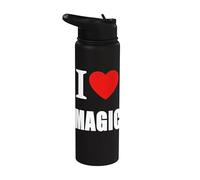 Amore Magia Per Uomini Donne E Studenti Maghi Stainless Steel Insulated Water Bottle