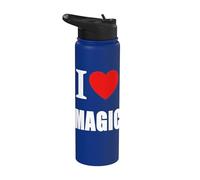 Amore Magia Per Uomini Donne E Studenti Maghi Stainless Steel Insulated Water Bottle