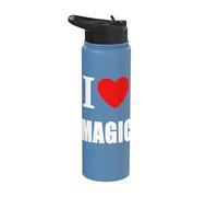 Amore Magia Per Uomini Donne E Studenti Maghi Stainless Steel Insulated Water Bottle