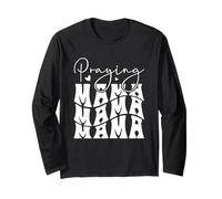 Amore Materno con Design Retro e Messaggio Speciale Maglia a Manica