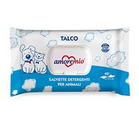 Amore Mio | 560 Salviette al Talco Extra Large per il Manto di Cani, Gatti e Animali Domestici, Disinfettanti e Igienizzanti, 30x20 cm - 14 Confezioni da 40 Salviettine