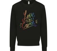 Amore Non È Un Crimine Lgbt Gay Consapevolezza Uomo Felpa Maglione