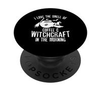 Amore odore di caffè e stregoneria | Wicca Witch PopSockets PopGrip Adesivo
