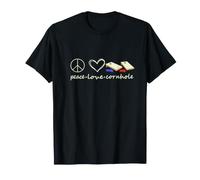 Amore Pace Cornhole Divertente Gioco Maglietta