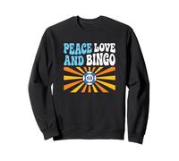Amore Pace E Giocatore Bingo Hall Felpa