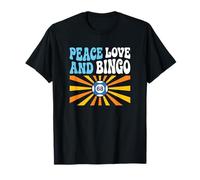 Amore Pace E Giocatore Bingo Hall Maglietta