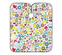 Amore Pace Segno Hippie Fiore Mantella Parrucchiere Lavabile Taglio Di Capelli Mantello Impermeabile Barber Cape Per Parrucchieri Uomini Barbieri 140X168Cm