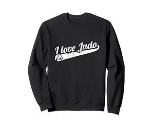 Amore per Il Judo Combattente di Judo Felpa