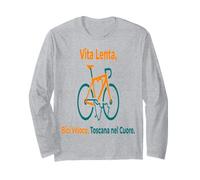 Amore per la Bicicletta in Toscana Vita Lenta Veloce Maglia a Manica