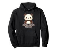 Amore per se stessi con questo adorabile Panda Kawaii Salute Mentale Felpa con Cappuccio