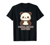 Amore per se stessi con questo adorabile Panda Kawaii Salute Mentale Maglietta