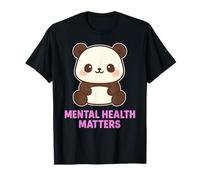 Amore per se stessi con questo adorabile Panda Kawaii Salute Mentale Maglietta