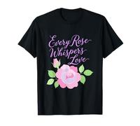 Amore Poesia Floreale Romanticismo Anima gemella Natura Estetica Maglietta