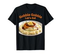 Amore purè di Patate Retro Ringraziamento Cena in Famiglia Divertimento Maglietta