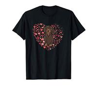 Amore Regalo Per San Valentino Cane Animale Bassotto Maglietta
