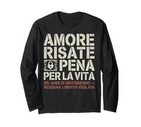 Amore Risate E Pena Per La Vita 5 Anni Di Matrimonio Per Lui Maglia a Manica