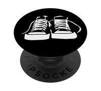 Amore sneakers, allenamento, camminare, correre, felice PopSockets PopGrip Adesivo