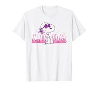Amore Snoopy Joe Cool Retro Shades Vintage Anni '90 Fumetti Pastello Maglietta