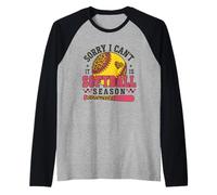 Amore Softball Stagione Hearth Mi Dispiace Non Posso progettare Maglia con Maniche Raglan