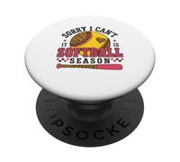Amore Softball Stagione Hearth Mi dispiace non posso progettare PopSockets PopGrip Adesivo