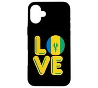 AMORE - St. Vincent E Grenadine Custodia per iPhone 16 Plus