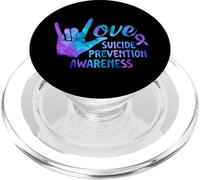Amore Suicidio Prevenzione Consapevolezza - Punto e virgola PopSockets PopGrip per MagSafe