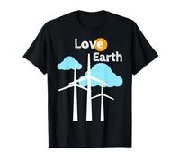 Amore Terra Cambiamenti climatici Energie rinnovabili Energia eolica Maglietta