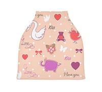 Amore Uccello Orso Oca Auto per Bambini Passeggino Tettoia Copri Seggiolino Copertura Infermieristica per L'Allattamento Al Seno All-In-1 Morbido Traspirante Elastica Tettuccio
