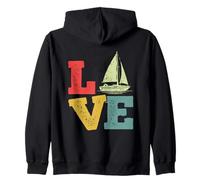 Amore Vela Nautica Barca Avventura Felpa con Cappuccio