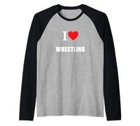 Amore Wrestling Coach Wrestler Palestra Fitness Maglia con Maniche Raglan
