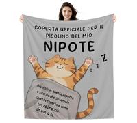 Amorea Coperta Ufficiale per il pisolino del mio Nipote Coperta Divertente per il Nipote Regalo di Compleanno laurea o Natale