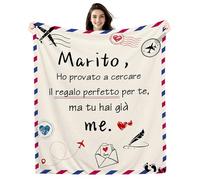 Amorea Marito HO PROVATO A CERCARE IL REGALO PERFETTO PER TE MA TU HAI GIÀ ME Coperta Divertente per il Marito San Valentino Compleanno Regalo di Natale (marito-a)