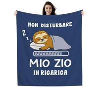 Amorea Non Disturbare mio Zio in Ricarica Coperta Divertente per lo Zio da parte della Nipote o del Nipote Compleanno Festa del papà Regalo di Natale (zio-b)