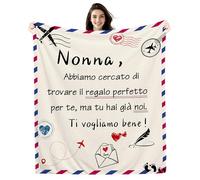 Amorea Nonna ABBIAMO CERCATO DI TROVARE IL REGALO MIGLIOR PER TE MA TU HAI GIÀ NOI Ti Vogliamo Bene Coperta per la Nonna dai Nipoti Regalo di Compleanno Regalo di Natale Regali Divertenti (nonna-b)