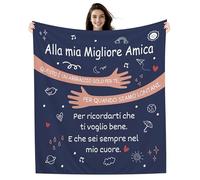 Amorea Questo è un Abbraccio solo per te per quando siamo lontani Per ricordarti che ti voglio bene E che sei sempre nel mio Cuore Coperta per la Migliore Amica Regalo di Compleanno laurea o Natale