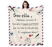 Amorea Sorella ABBIAMO CERCATO DI TROVARE IL REGALO MIGLIOR PER TE MA TU HAI GIÀ NOI Ti Vogliamo Bene Coperta per Sorella Regalo divertente Regalo di Compleanno Regalo di Natale (sorella-b)