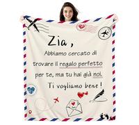 Amorea Zia ABBIAMO CERCATO DI TROVARE IL REGALO MIGLIOR PER TE MA TU HAI GIÀ NOI Coperta per Zia Regalo Divertente Regalo di Compleanno Regalo di Natale (zia-b)