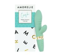 AMORELIE Crush - Vibratore Rabbit da 18,5 cm, impermeabile con batteria