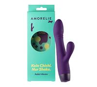 AMORELIE Joy - Rabbit Vibratore Shake da donna, impermeabile, ricaricabile, in silicone e ABS
