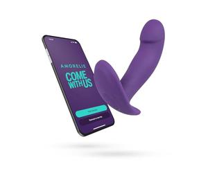 AMORELIE Joy - Vibratore anale controllato da app | Impermeabile in silicone