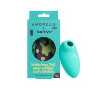 AMORELIE Joy x Satisyfer Flicker - Vibratore ad onda di pressione con 11 livelli di intensità e tecnologia Air Pulse